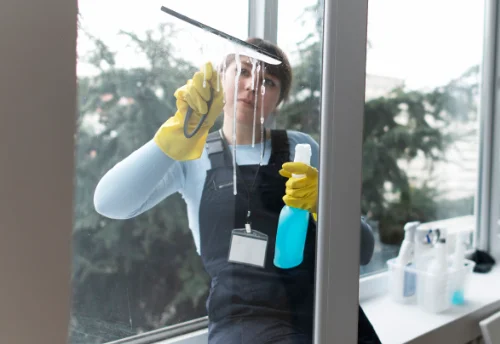 Nettoyage de vitres intérieures et extérieures à Saint-Pierreville